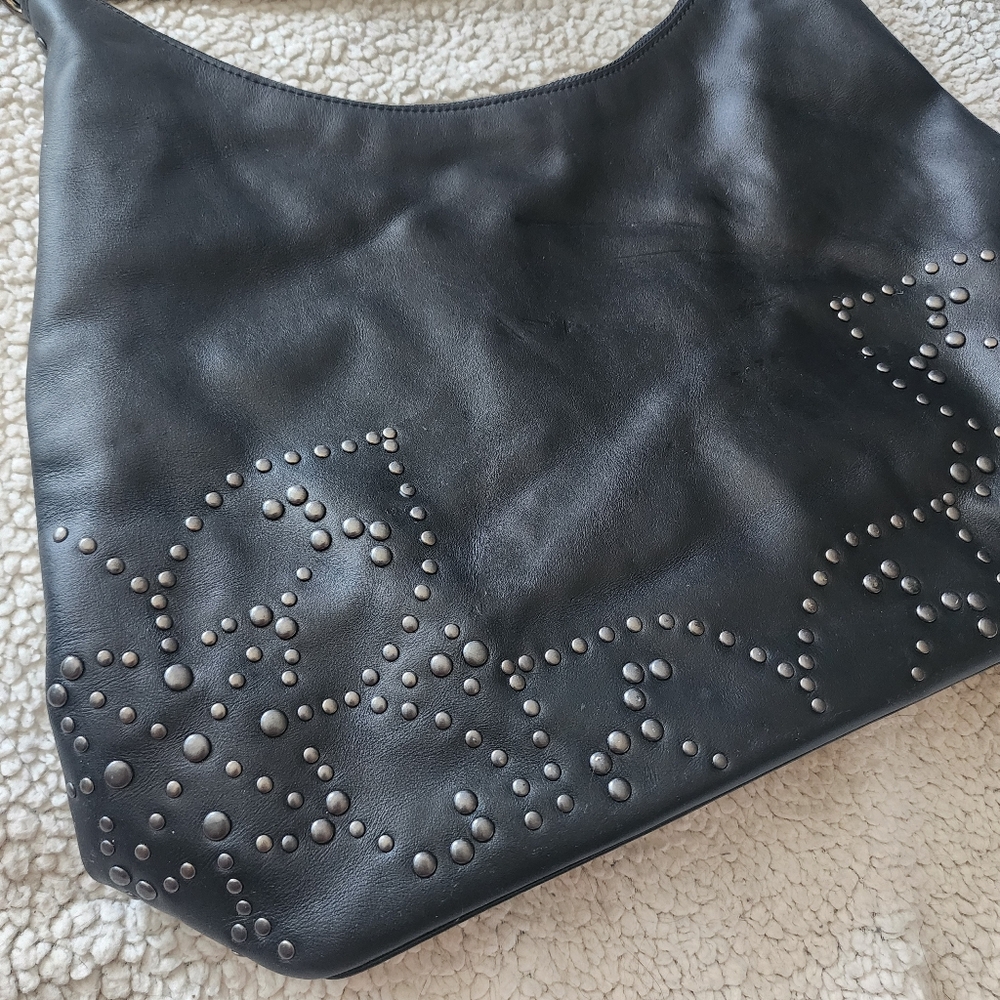 Coach F35203 Celeste studded leather crossbody hobo shoulder bag - Picture 5 of 14